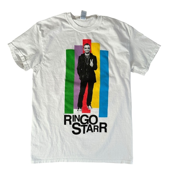 Gildan Other - Ringo Starr Graphic T-Shirt – Licensed | White | Cotton